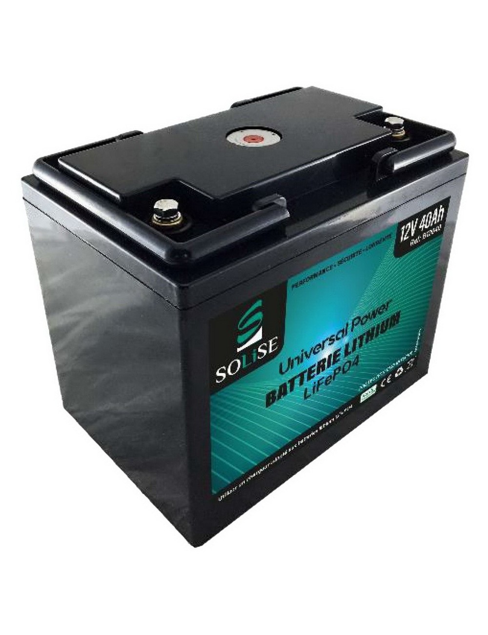 Bourgondië Bedankt Vakantie RNS B12040 (B12040) LiFePO4 Batterij 12V Solise (12V - 40Ah) | Mister  Battery