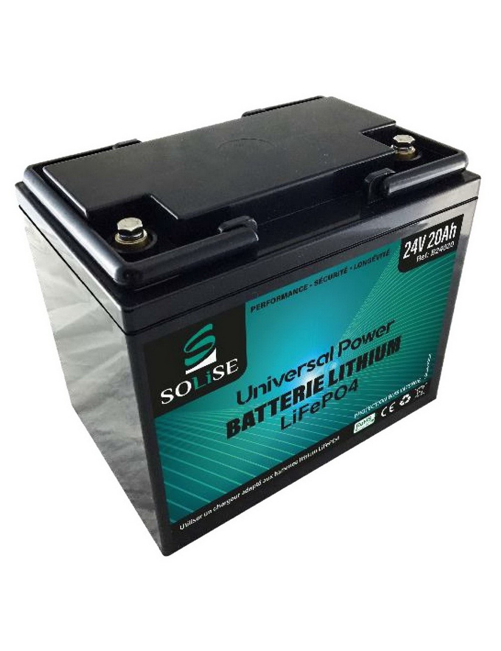 Sleutel Arrangement hun RNS B24020 (B24020) LiFePO4 Batterij 24V Solise (24V - 20Ah) | Mister  Battery