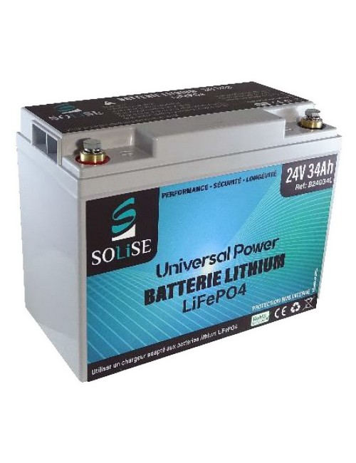 LiFePO4 battery 24V 34Ah