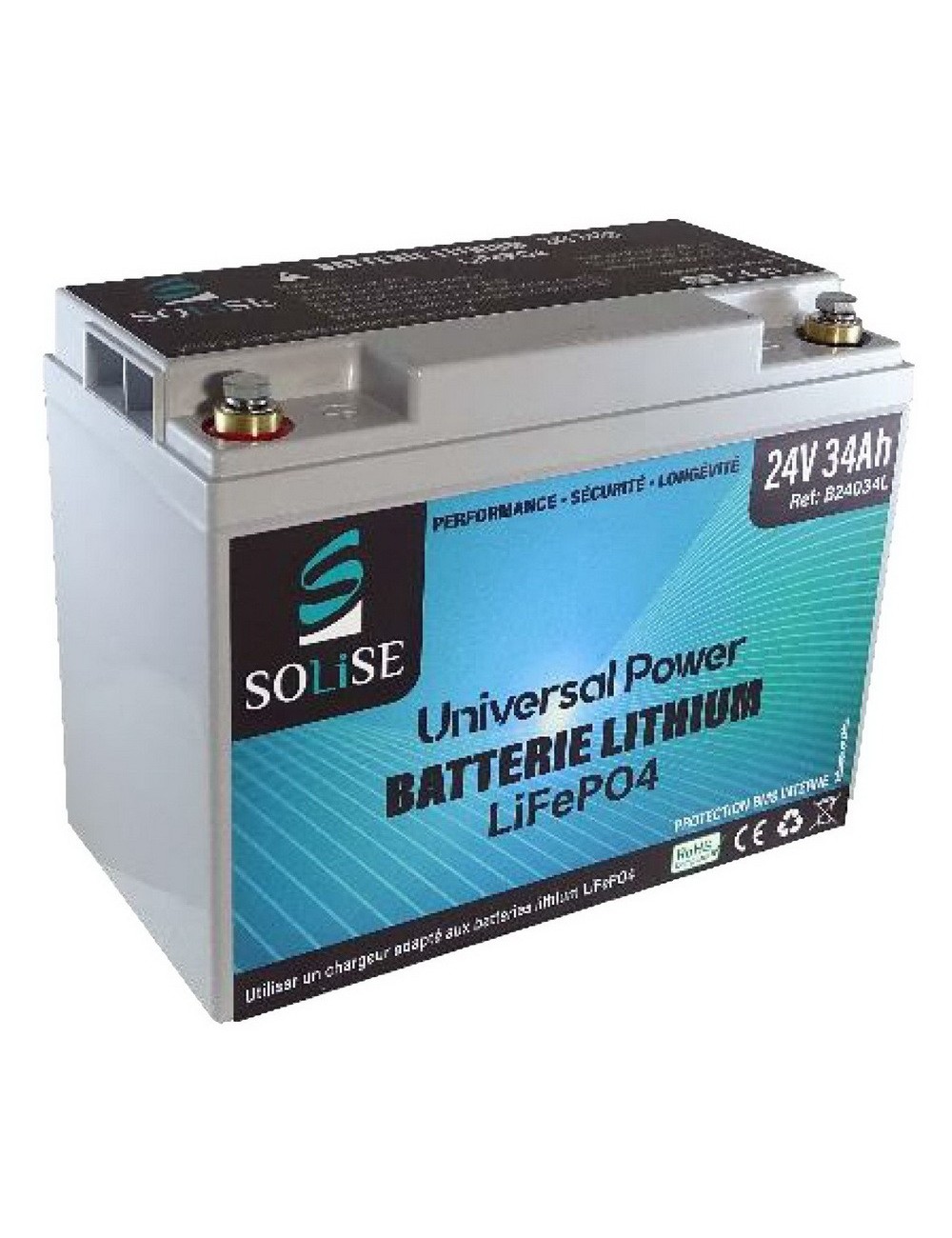 RNS B24015L (B24015L) Batterie LiFePO4 24V Solise (24V - 15Ah