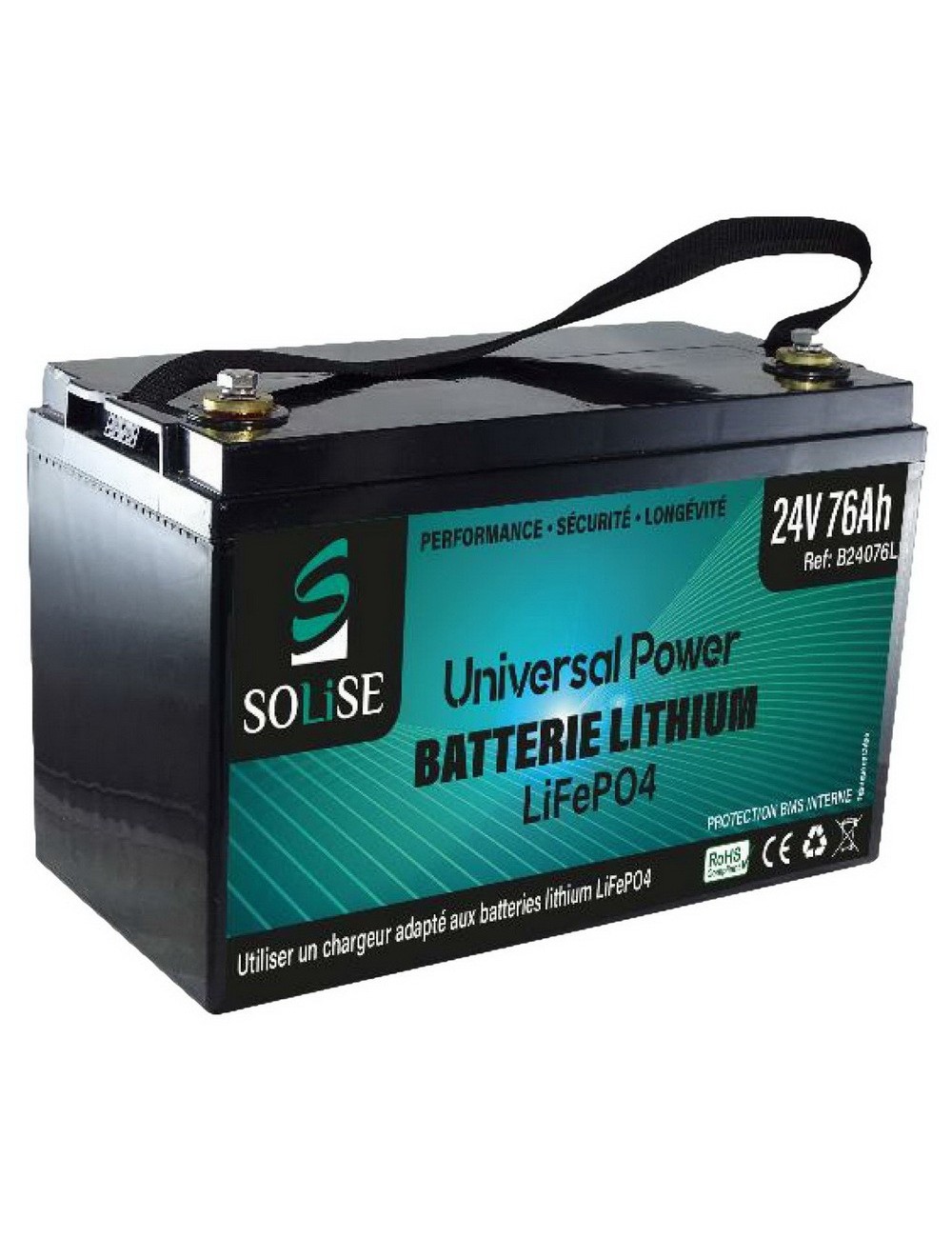 RNS B24076L (B24076L) LiFePO4 Battery 24V Solise (24V - 76Ah