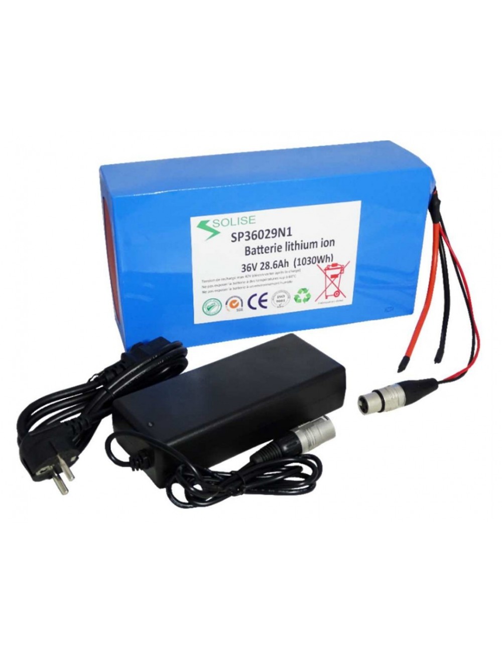 RLI KB36029 (KB36029) Kit Batterij Oplader Solise (36V - 29Ah) | Mister Battery