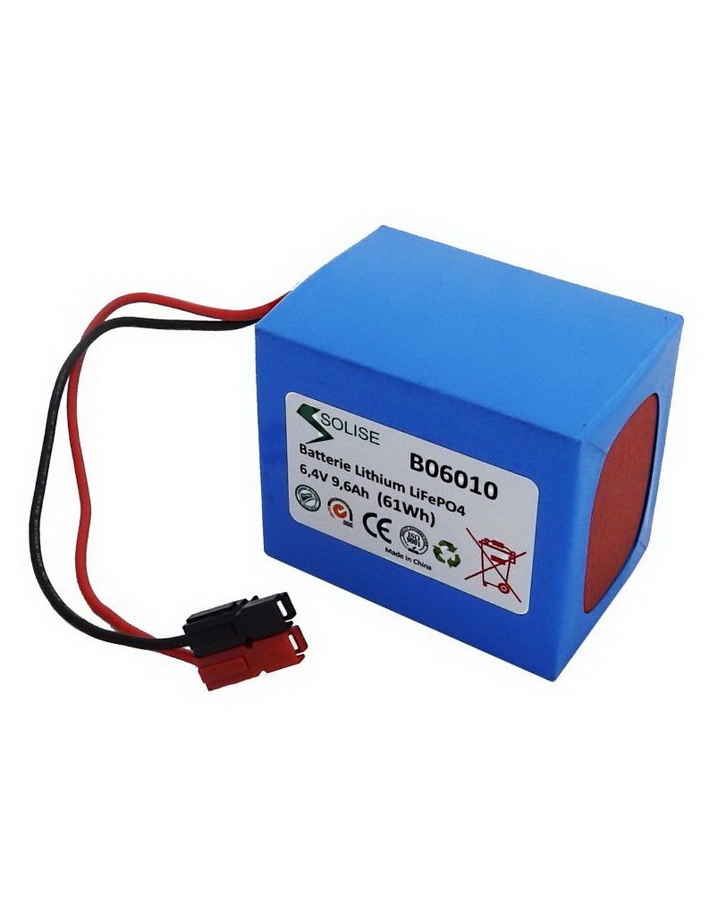 RNS B06010 (B06010) Batterie LiFePO4 6V Solise (6V - 9,6Ah