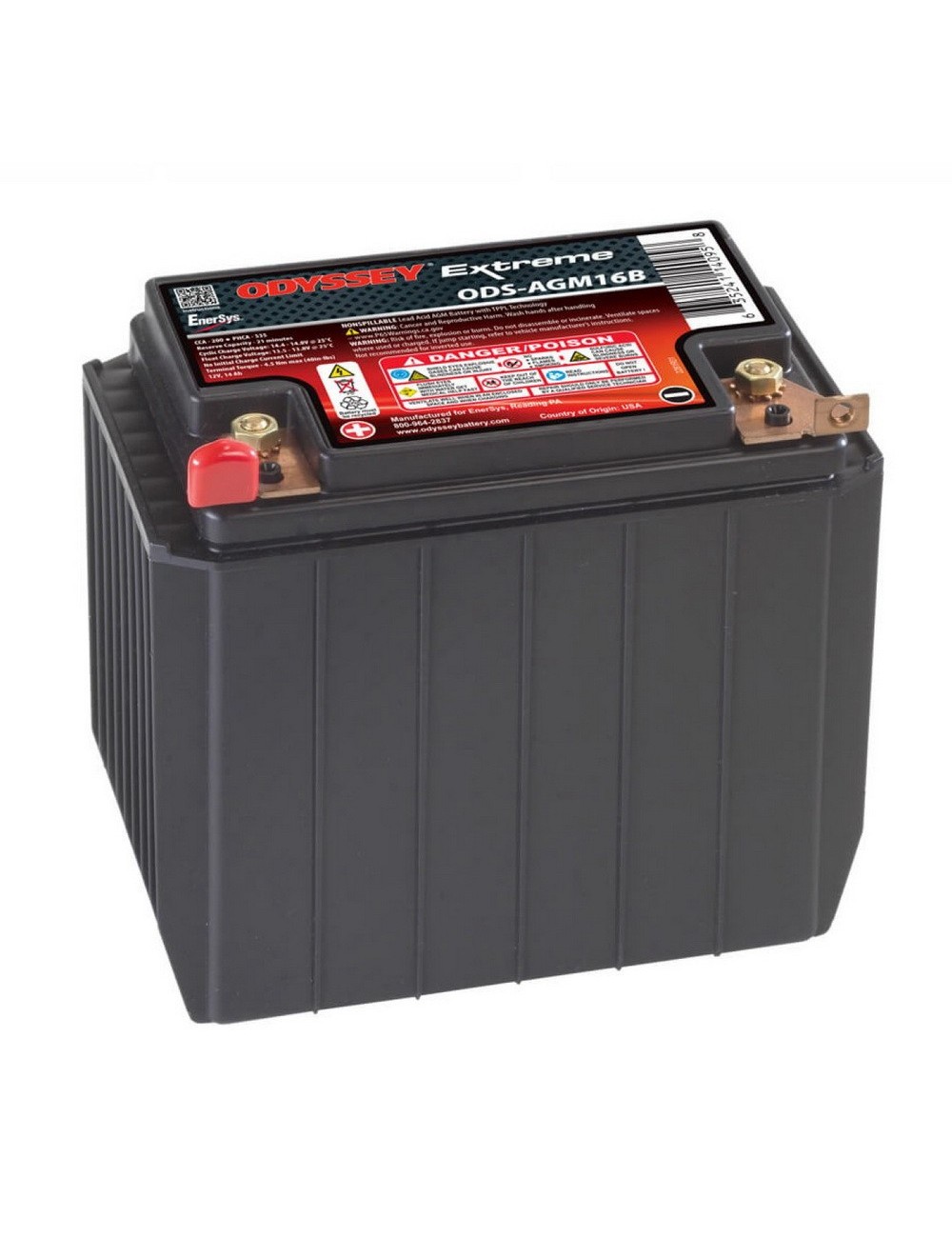 Loodbatterij 12V 14Ah (PC535/ODS-AGM16B)