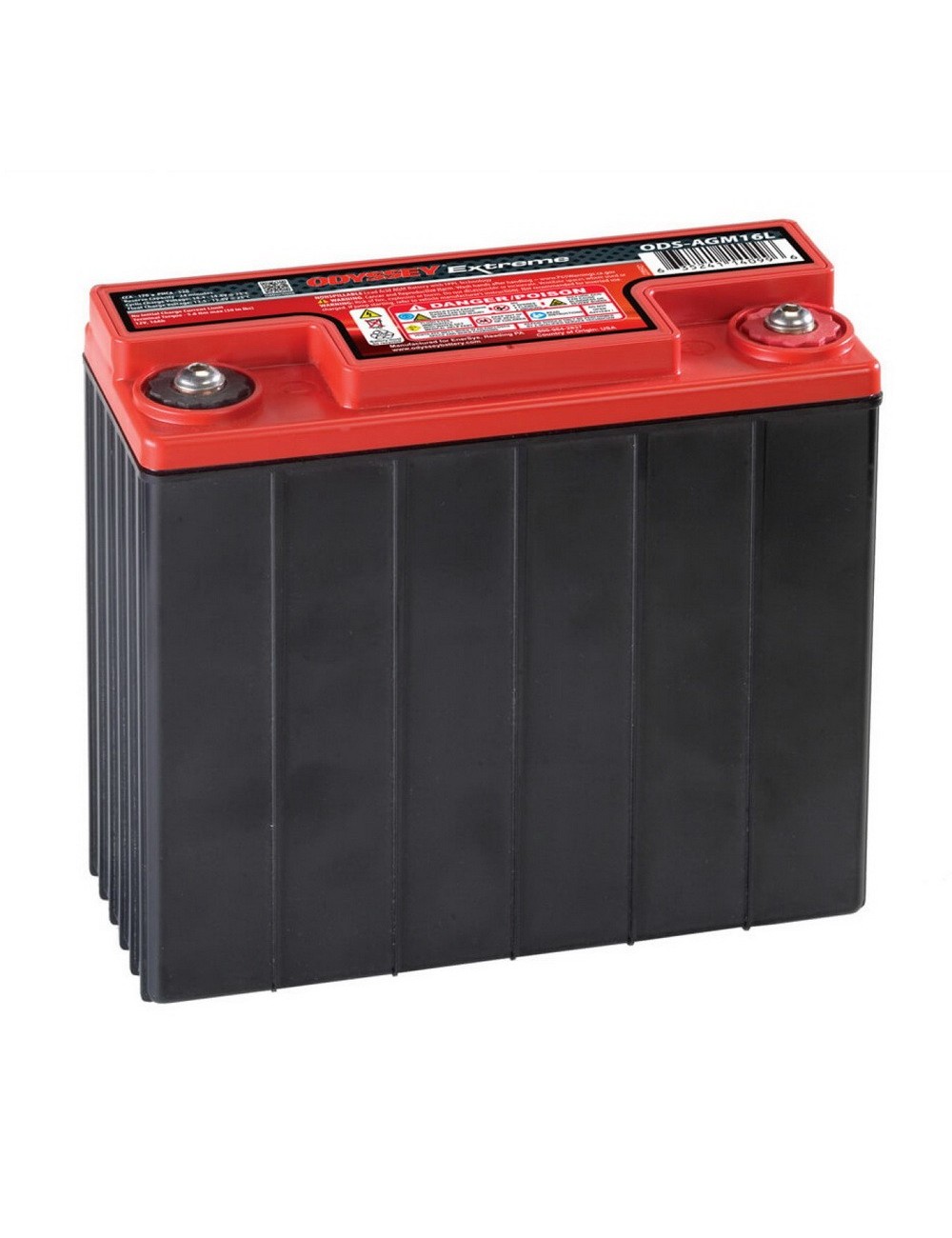 Loodbatterij 12V 16Ah (PC680/ODS-AGM16L)