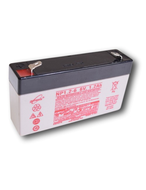Batterie Plomb 6V 1,2Ah (NP1.2-6)