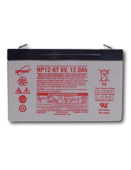 Batterie Plomb 6V 12Ah (NP12-6)