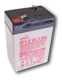Loodbatterij 6V 4Ah (NP4-6)