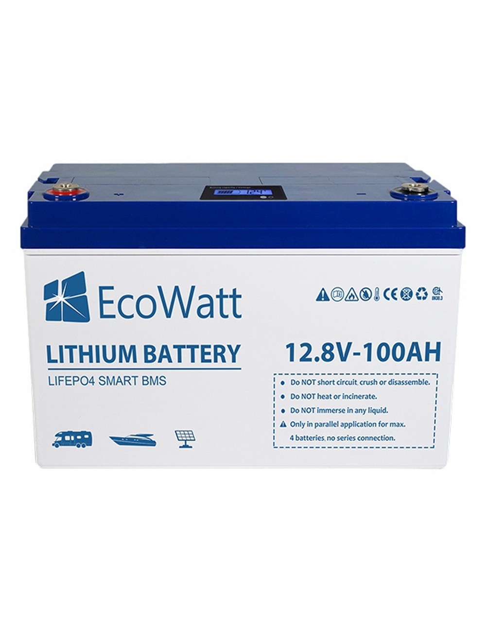 LiFePO4 battery 12V 100Ah EcoWatt