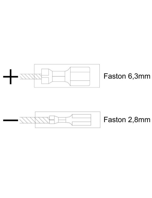 Bâton 4,8V 2,6Ah (VNT C) + Cable + Fast (+9-6) -800750-
