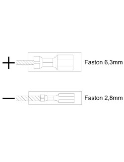 Bâton 2,4V 4,2Ah (VNT D) + Cable + Fast (+9-6) -781145-