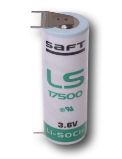 Pile lithium 3,6V 3,6Ah LS 17500 3PF (06100W)