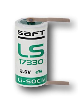 Lithium batterij 3,6V 2,1Ah LS 17330 CNR (T32/8AA10)