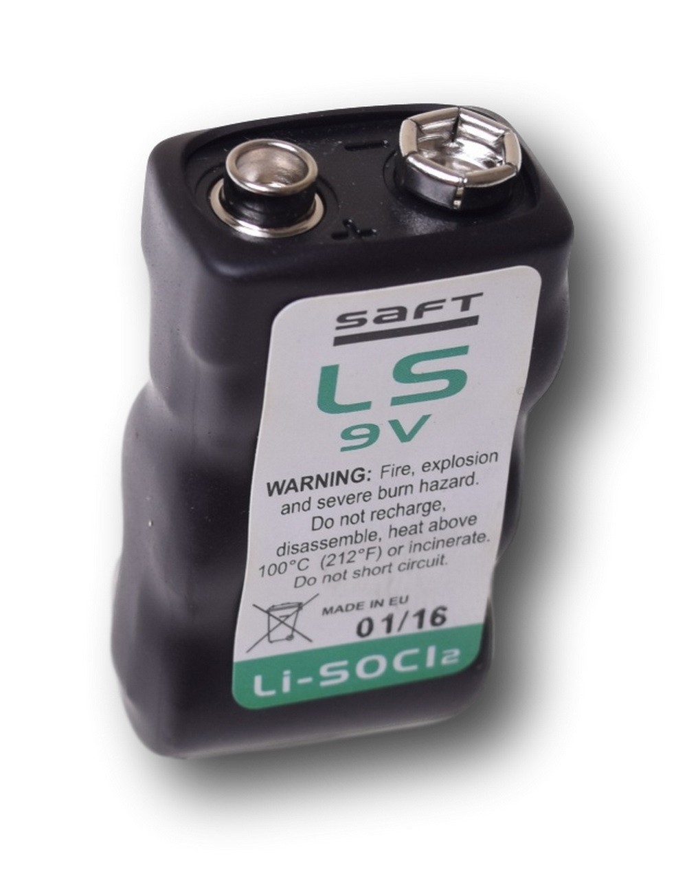 Lithium batterij 9V 1,2Ah LS 9VD (04699G)