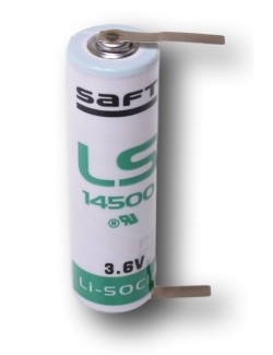 Lithium batterij 3,6V 2,6Ah LS 14500 CNR (04230D)