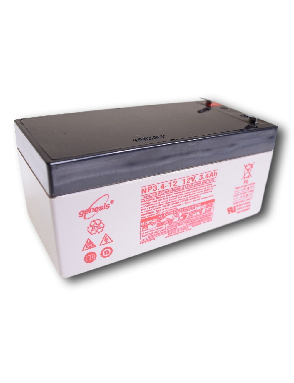 Loodbatterij 12V 3,4Ah (NP3.4-12)
