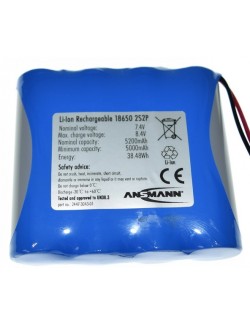 Pack Li-ion 18650 7,4V 5,2Ah M5A R4 UN