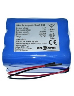 Pack Li-ion 18650 11,1V 5,2Ah M7A 2R3 UN