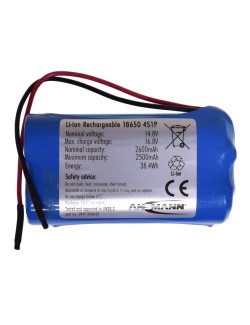 Pack Li-ion 18650 14,8V 2,6Ah M4A 2R2 UN