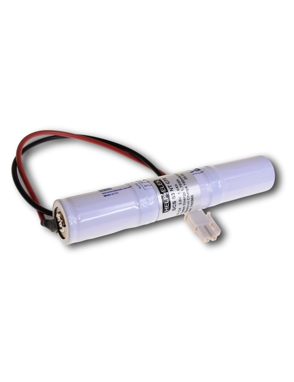 Staaf 3,6V 1,6Ah (VNT CS) + connector C75 -786966-