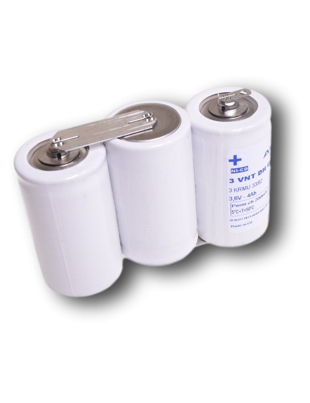 Rij 3,6V 4,2Ah (VNT D U) + soldering lip -125433-