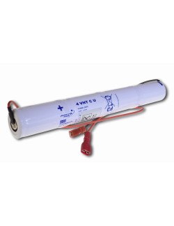 Staaf 4,8V 2,6Ah (VNT C U) + Faston (+9-6) -803271-