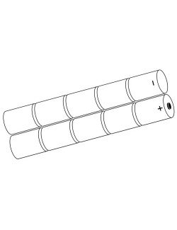 Dubbel staaf 12V 1,6Ah (VNT CS) + soldering lip -801139-