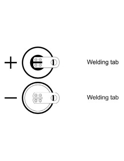 Dubbel staaf 12V 1,6Ah (VNT CS) + soldering lip -801139-