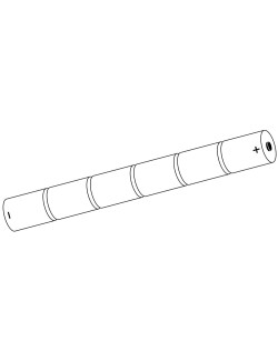 Staaf 7,2V 1,6Ah (VNT CS) + Faston (+1-1) -803984-