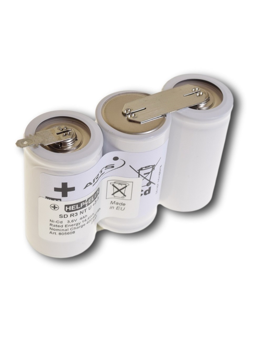 Rij 3,6V 4,2Ah (VNT D U) + Faston (+3-3) -805608-