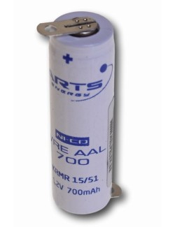 Cel 1,2V 0,7Ah (VRE AA) + soldering lippen -790384-