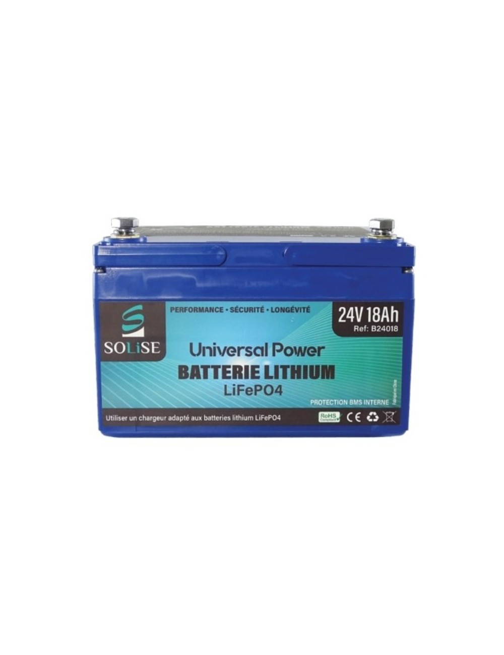 LiFePO4 batterij 24V 18Ah